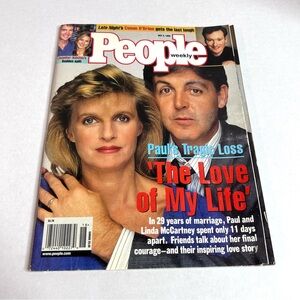 People Weekly Magazine - McCartney "The Love of My Life" Tragic Loss. Used.